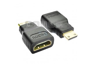 Переходник HDMI - MINI HDMI (HDMI,F - MiniHDMI,M)